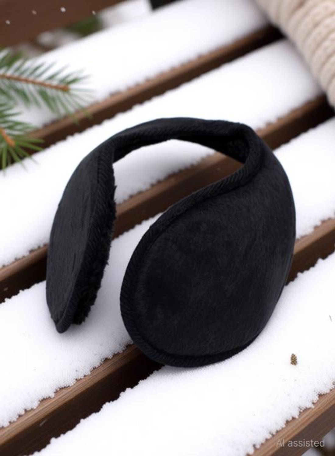 Aritcapital winter kids ear muff 1 pcs black best metrial Ear Muff