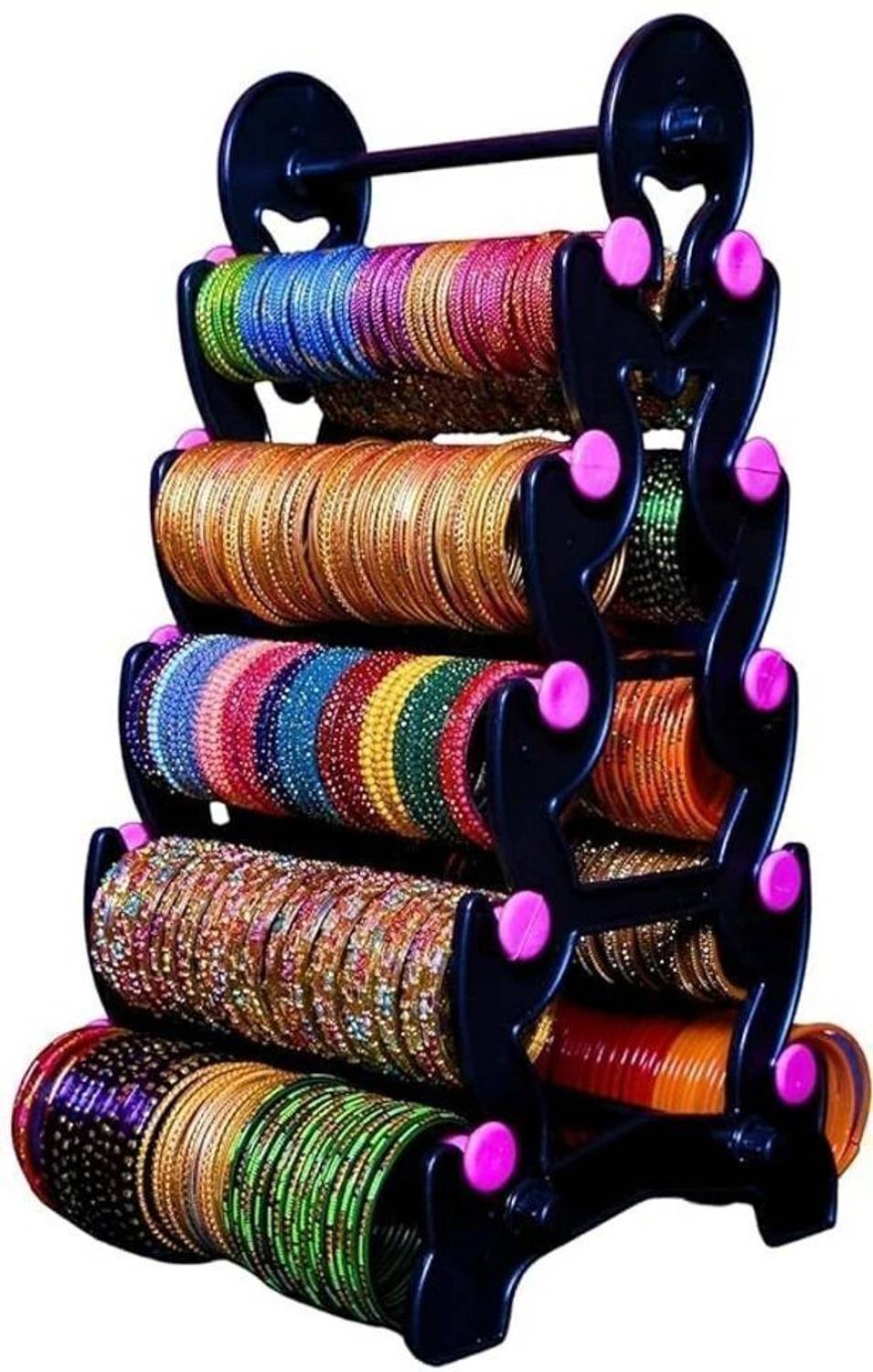 Flipkart.com - Buy Zyntra Black & pink 4 Step Designer Bangle