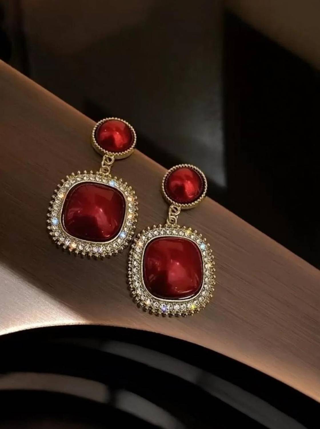 BlueShine Korean Stud Earring with Pearl & Shiny Golden Stones for Women & Girls Partywear Alloy Stud Earring, Drops & Danglers