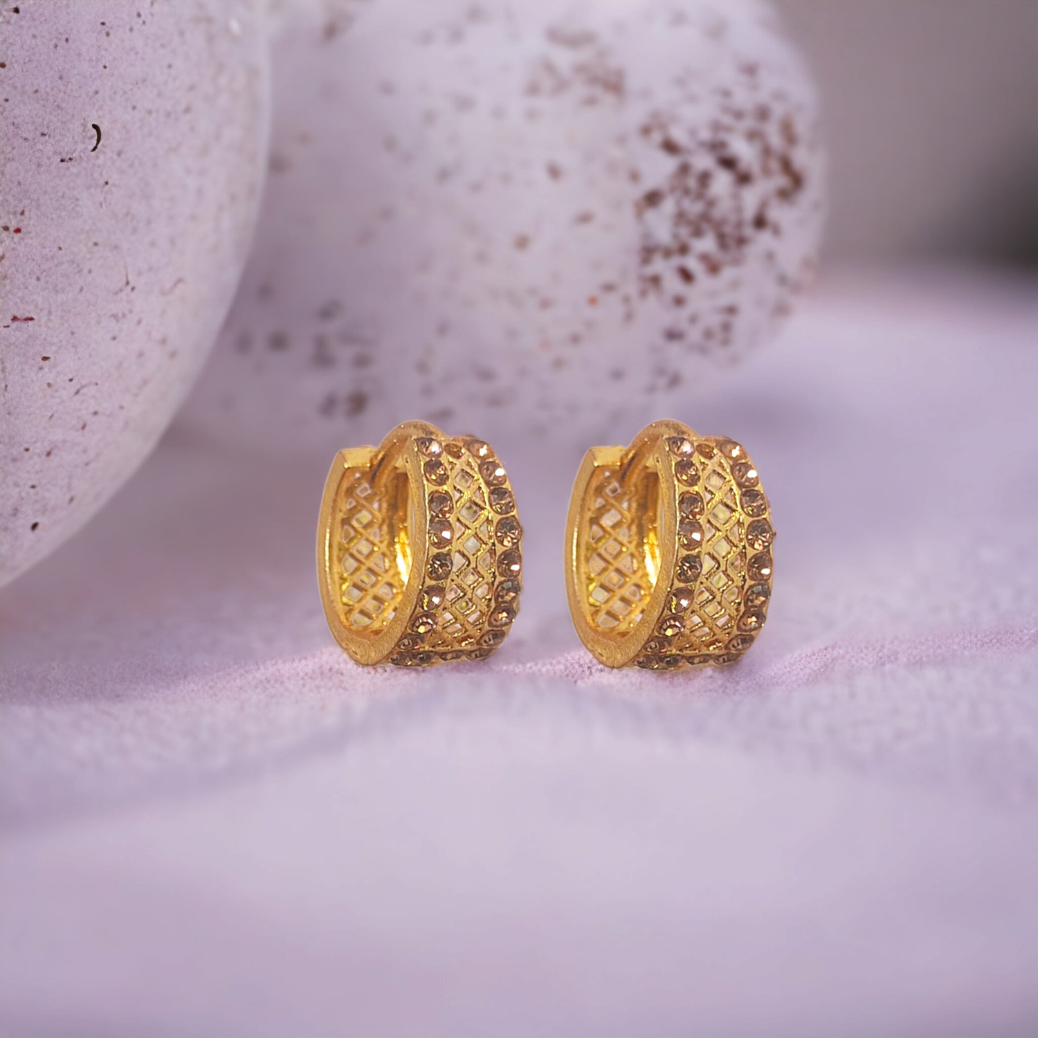 Image of MA FASHION Hoop Brass Hoop Earring