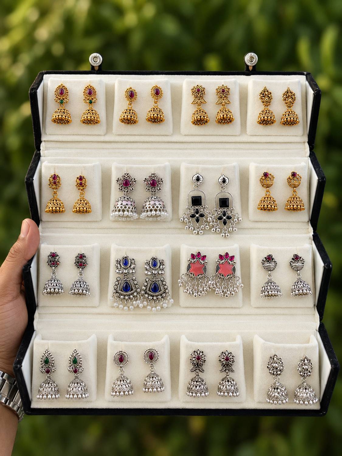 Vastaraj Oxidised Jewellery Earrings Combo - Image 1