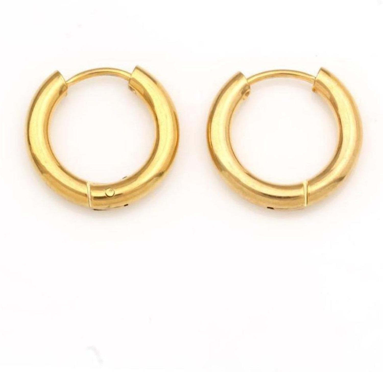 Image of shivay Mens Jewellery Valentine Multi Gold Bali Stud Hoop earrings for men / Ear rings Combo For Men / Gents / Boys / unisex Non-Piercing Ear mens jewellery Salman khan style Earrings High Polish Cubic Zirconia Copper, Brass, Stainless Steel Hoop Earring, Huggie Earring, Tunnel Earring, Earring Set, Stud Earring