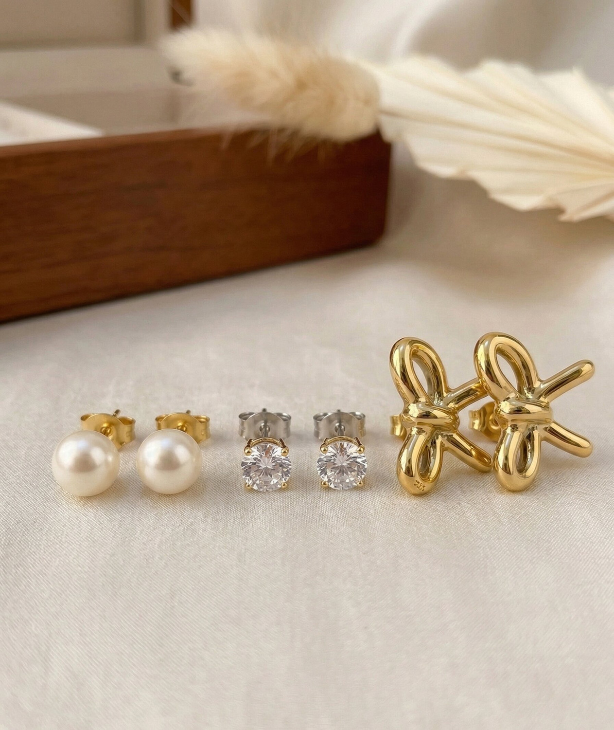 Image of khattu enterprises Korean Earrings for women ang girls Pack of 8 Best Gift for Her Beads Alloy Earring Set