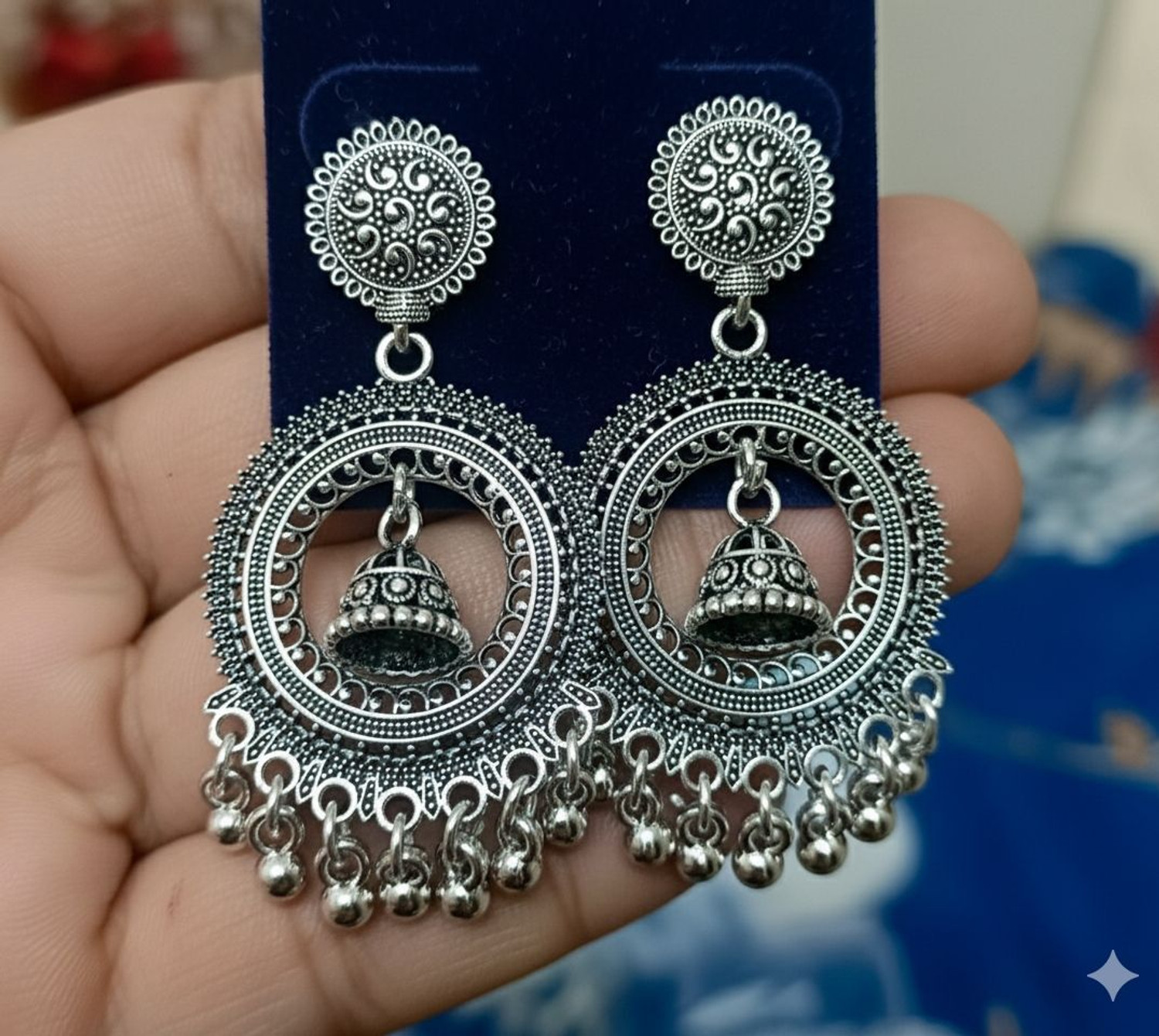 Image of DVISH Design Earings for Girls ( Pack of 9 ) Metal Stud Earring, Jhumki Earring, Earring Set