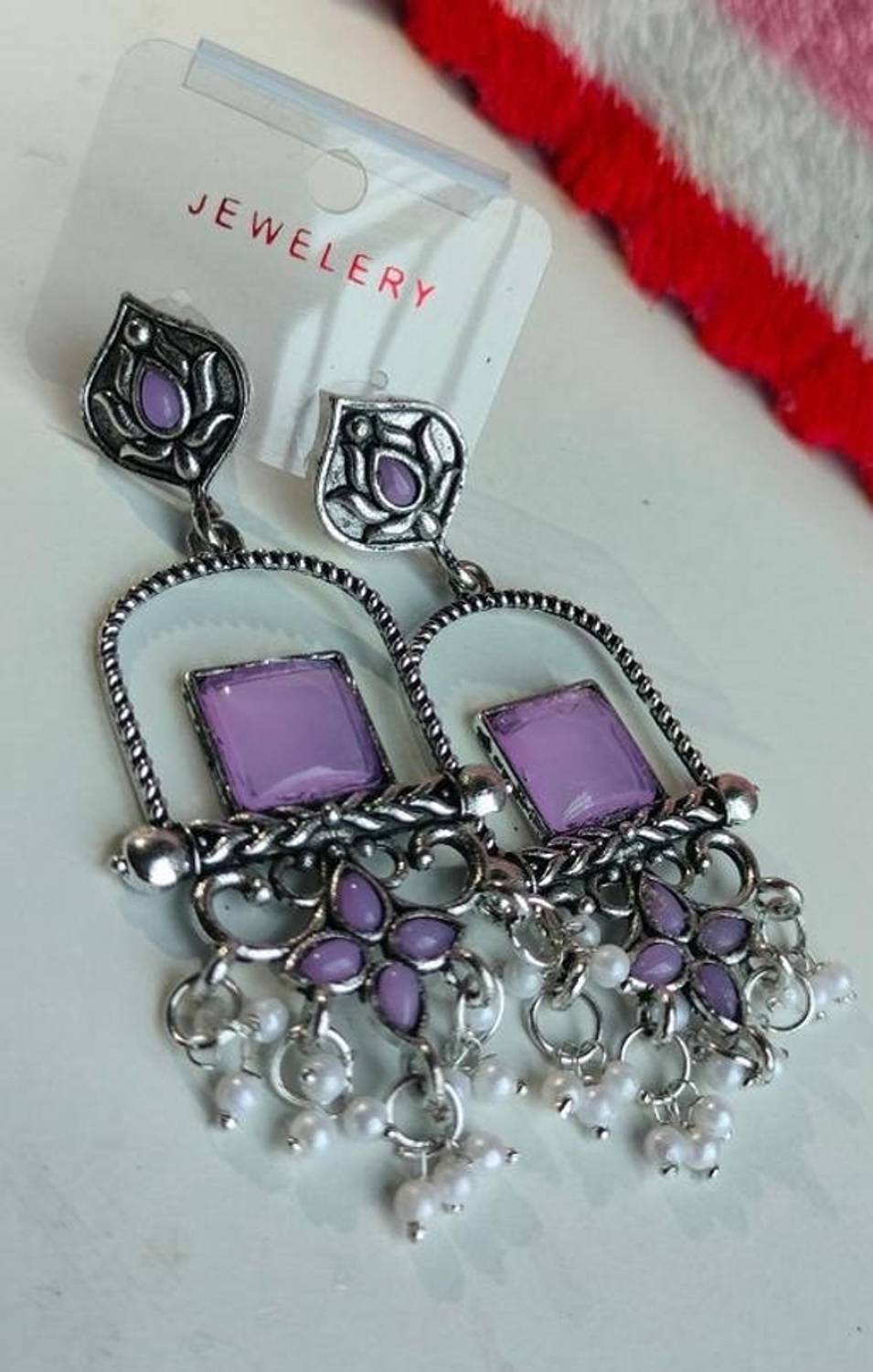 AKENTRPRISE niravearring01323 Beads Alloy Jhumki Earring