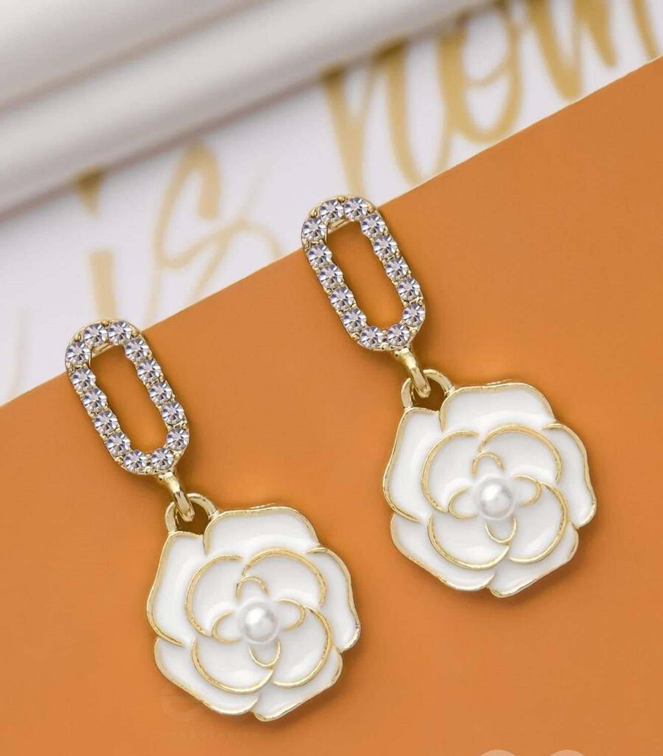 BlueShine Korean Earring Cubic Zirconia Alloy Drops & Danglers