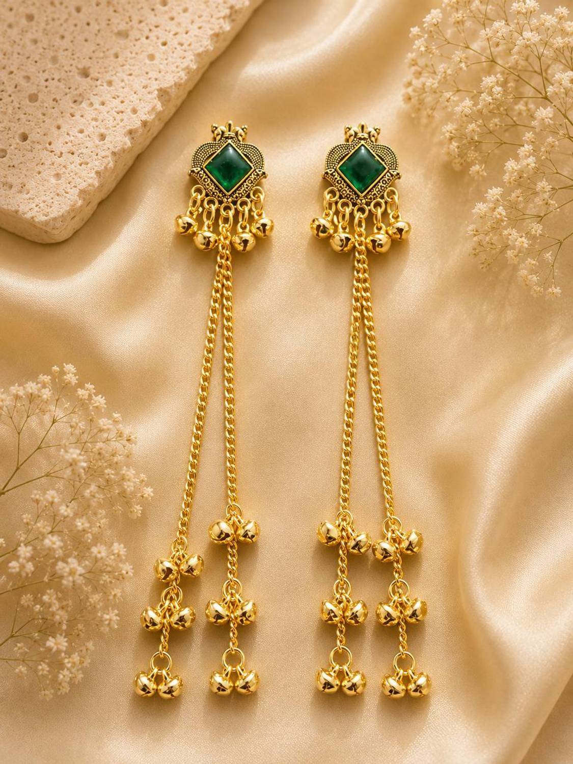AKENTERPRISE KASHMIRI EARRINGS Alloy Jhumki Earring