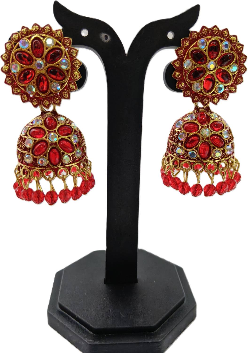 Bold Looks Jhumka Earing Cubic Zirconia, Diamond Alloy Jhumki Earring