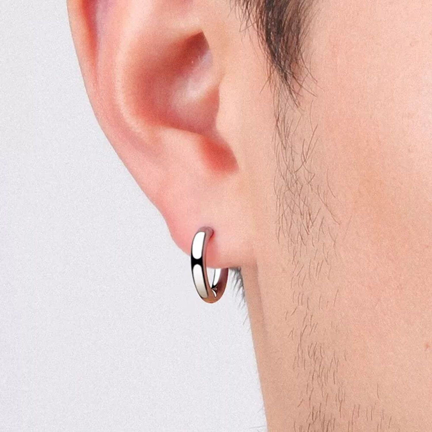 Image of Style Wind Korean Cuffs Clip-on Hoop Earrings Men & Women Studs Non-Piercing Alloy Cuff Earring
