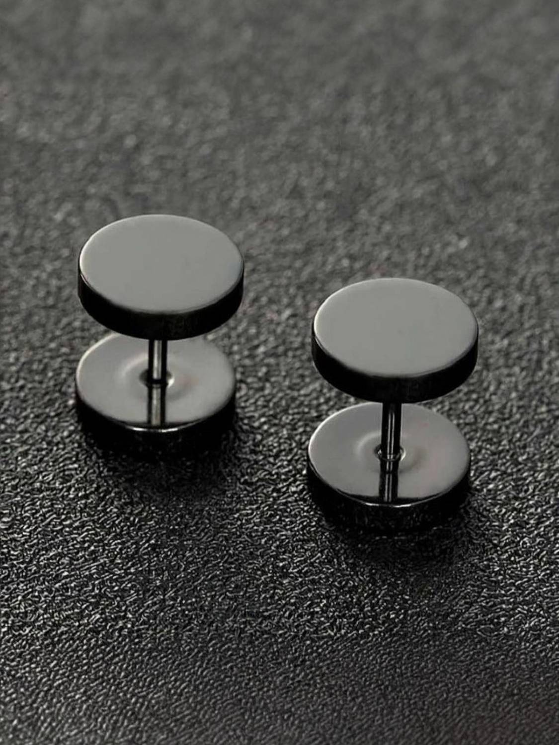 Aksha Collection Aksha Collection Stylish Plated Studs Stainless Steel Earring Clip-on Earring Stainless Steel Stud Earring