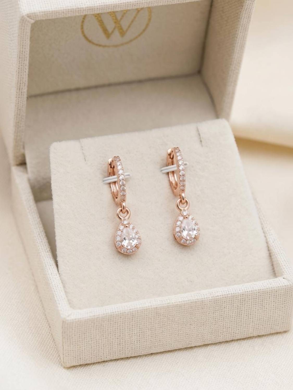 Bravo American Diamond Bali Long Alloy Drops & Danglers