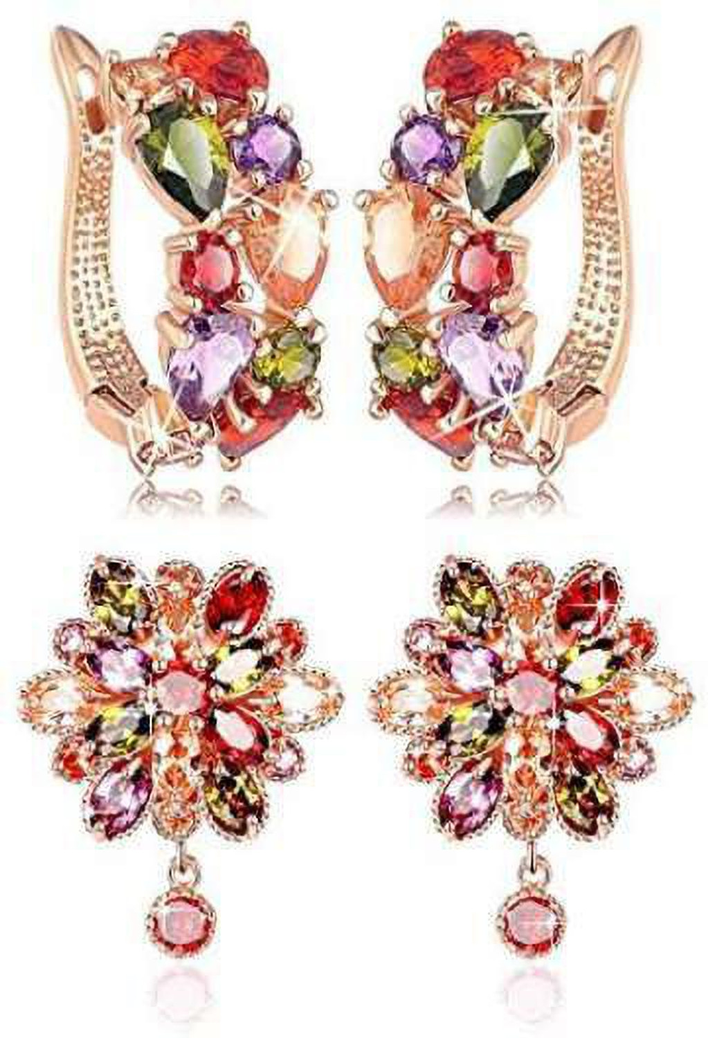 Image of YouBella Stylish and Trendy Party Wear Jewellery Alloy Drops & Danglers
