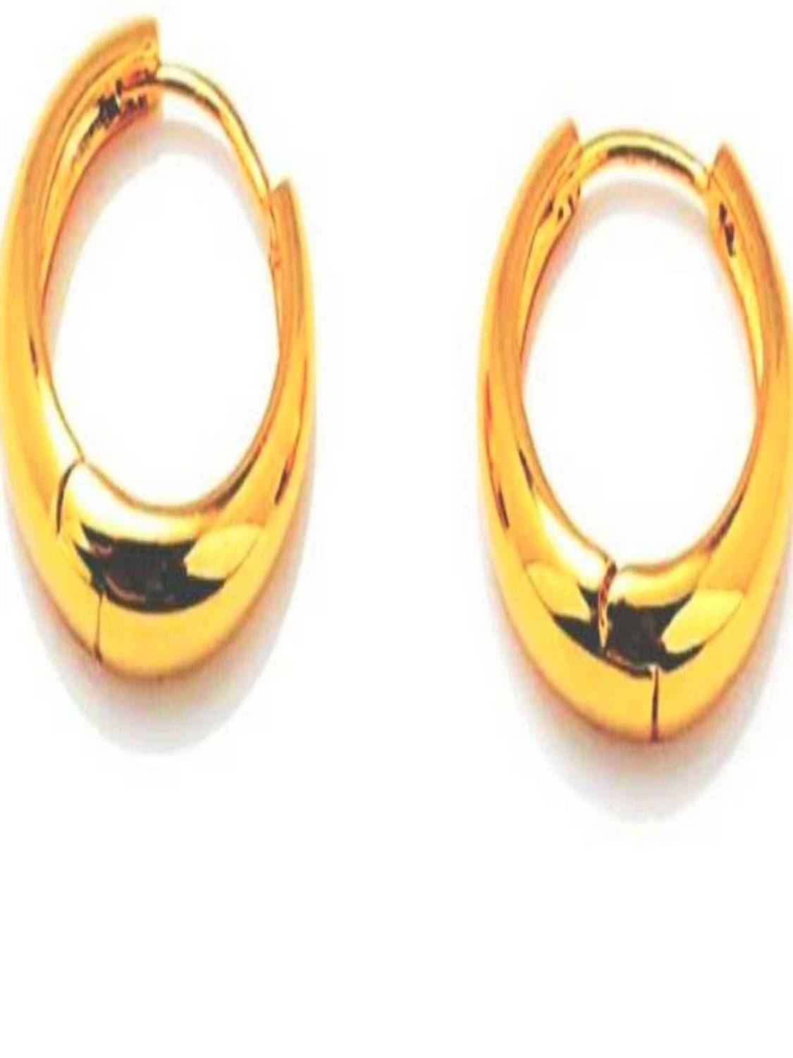 shivay Mens Jewellery Valentine Multi Gold Kaju Bali Stud Hoop earrings for men Cubic Zirconia Metal Stud Earring, Earring Set, Magnetic Earring, Hoop Earring, Clip-on Earring