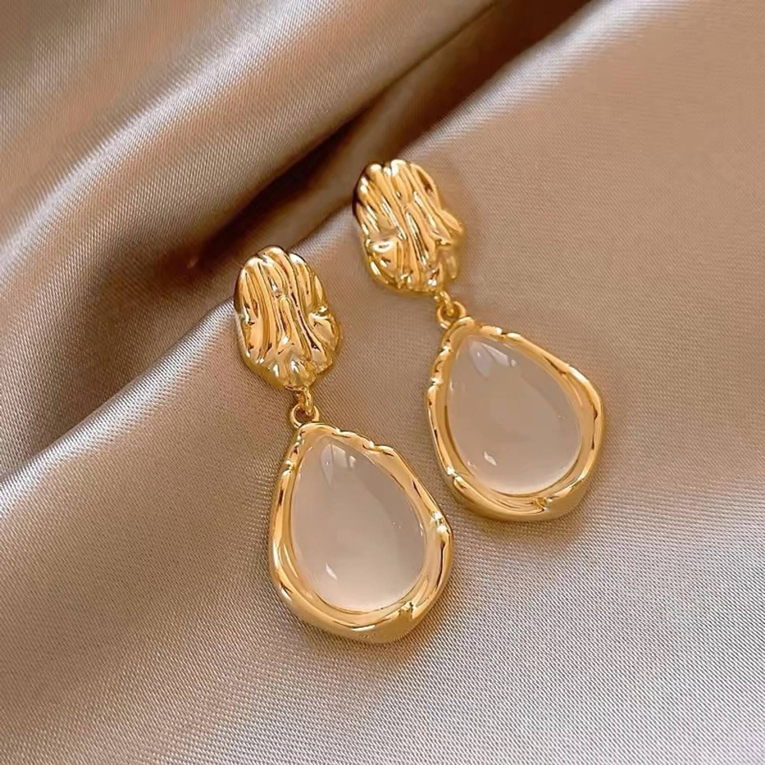 Celestique Korean Gold Plated Drop Earrings for women suitable for all occasions Alloy Drops & Danglers