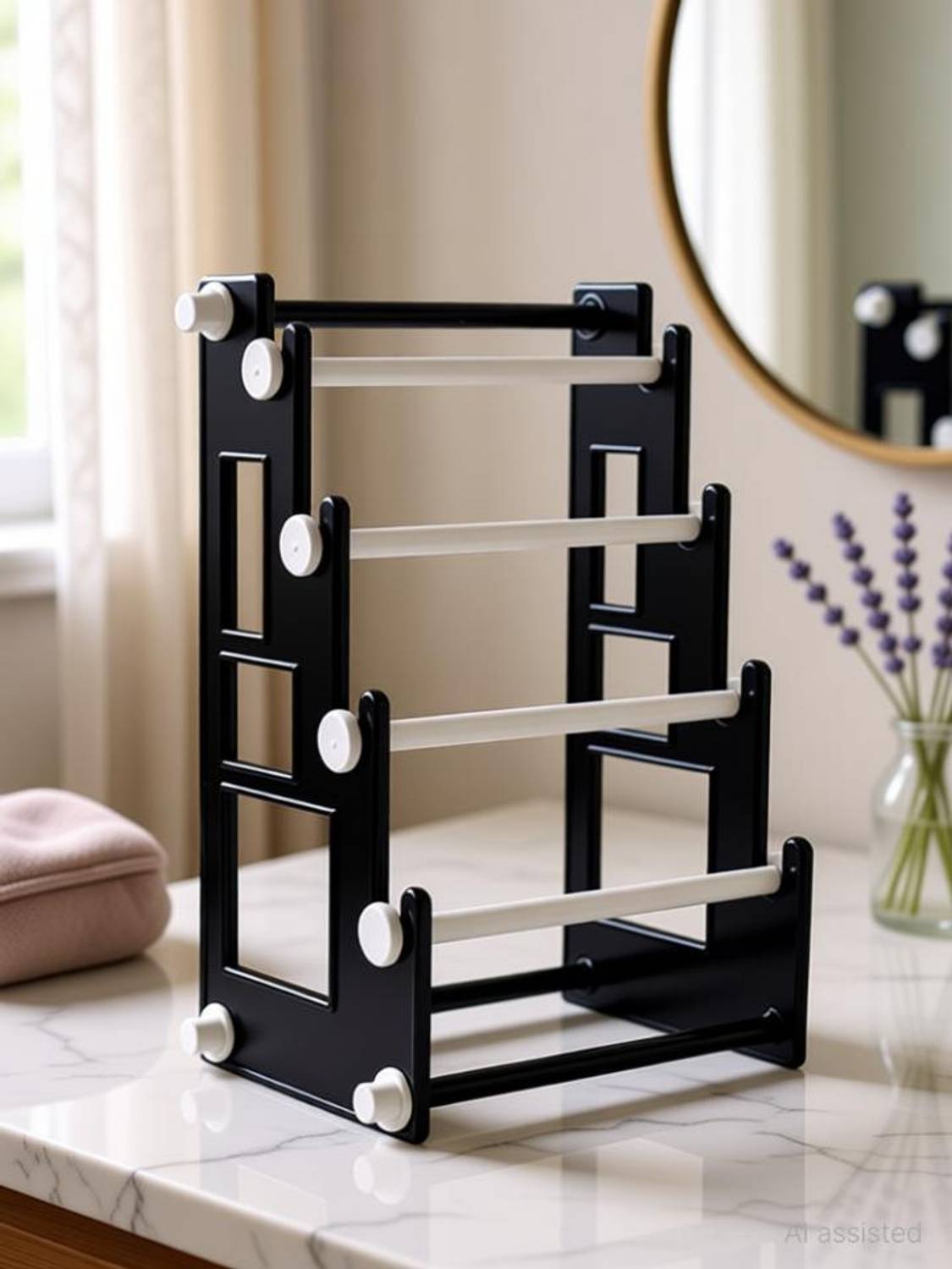 Abirami kitchen Luxury Bangle Display Stand | Compact Jewellery Storage Solution Jewellery Organizer