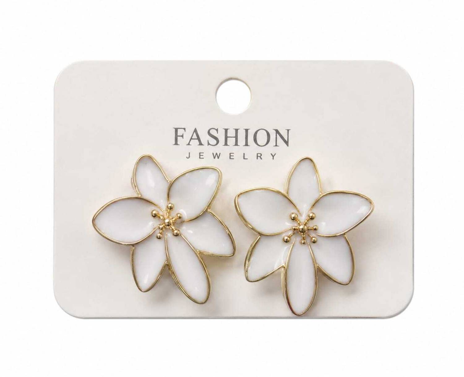 ANPALYA RJ Bloom petal Floral Earrings Alloy Stud Earring