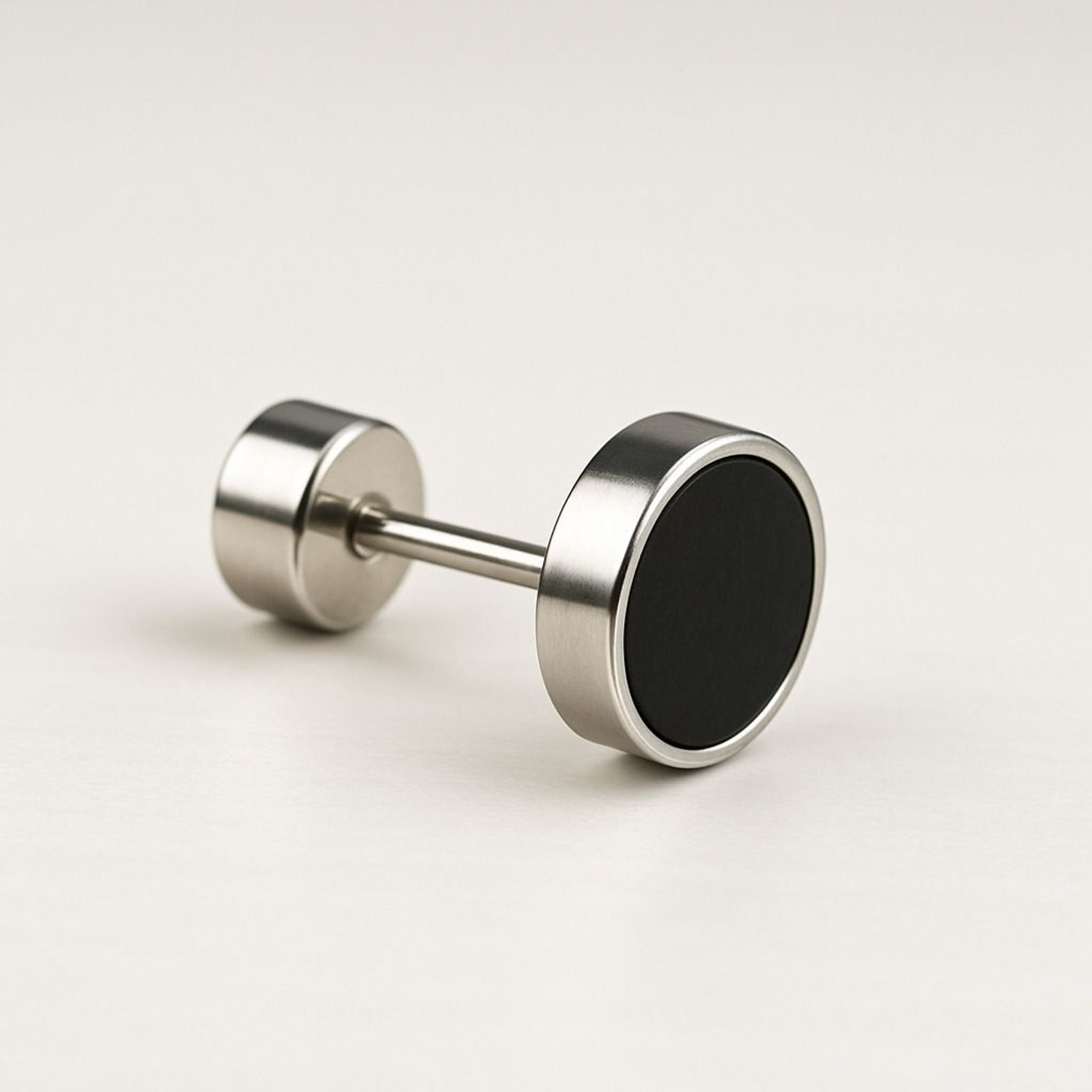 Image of OM GRAVZ Black Mini Stainless Steel Stud Stainless Steel Stud Earring
