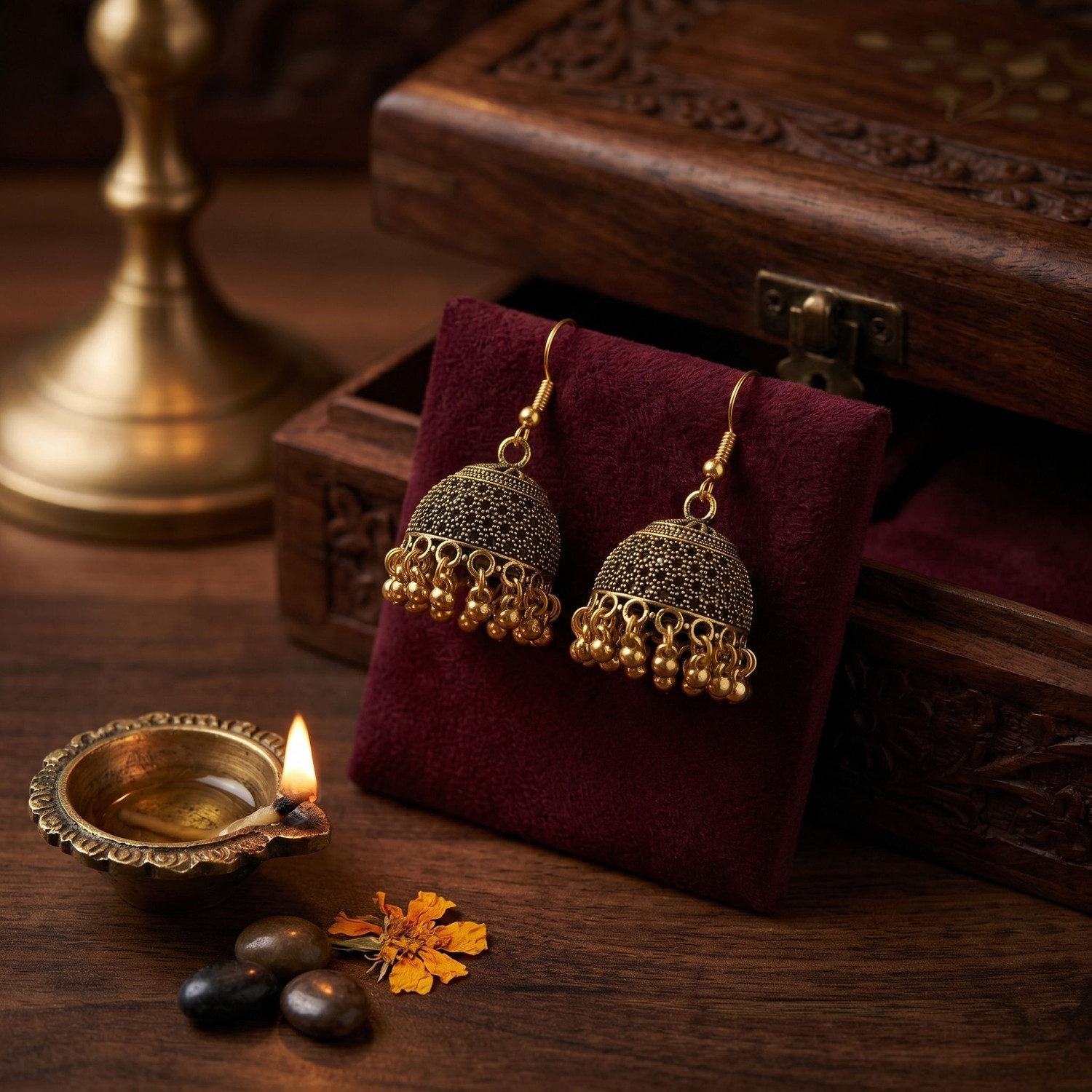 Image of Khattu Store Korean Earrings Combo Set of 8 Best Seller Collection for women and girls Pearl Alloy Stud Earring