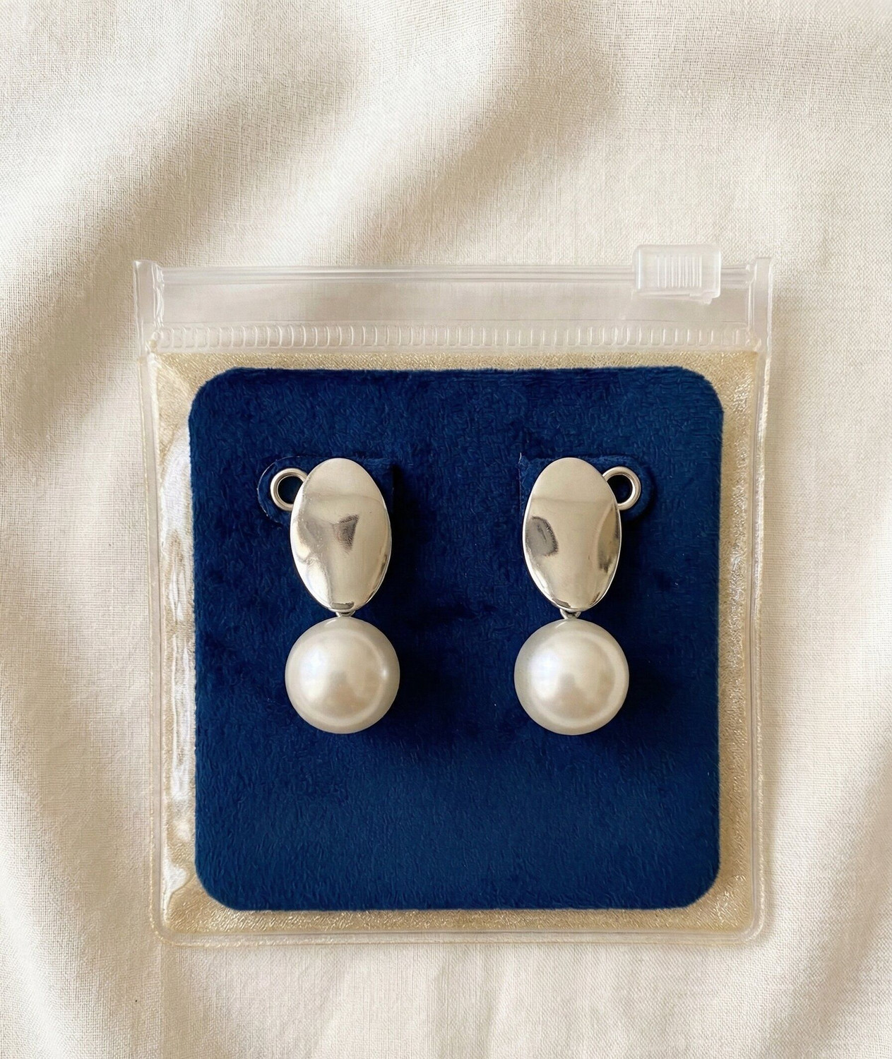 Image of Khattu Store Korean Earrings Combo Set of 8 Best Seller Collection for women and girls Pearl Alloy Stud Earring