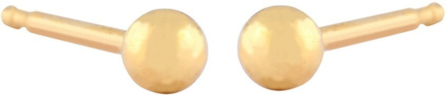Image of STUDEX 3MM Ball 24K Pure Gold Plated Steel Stud Earring