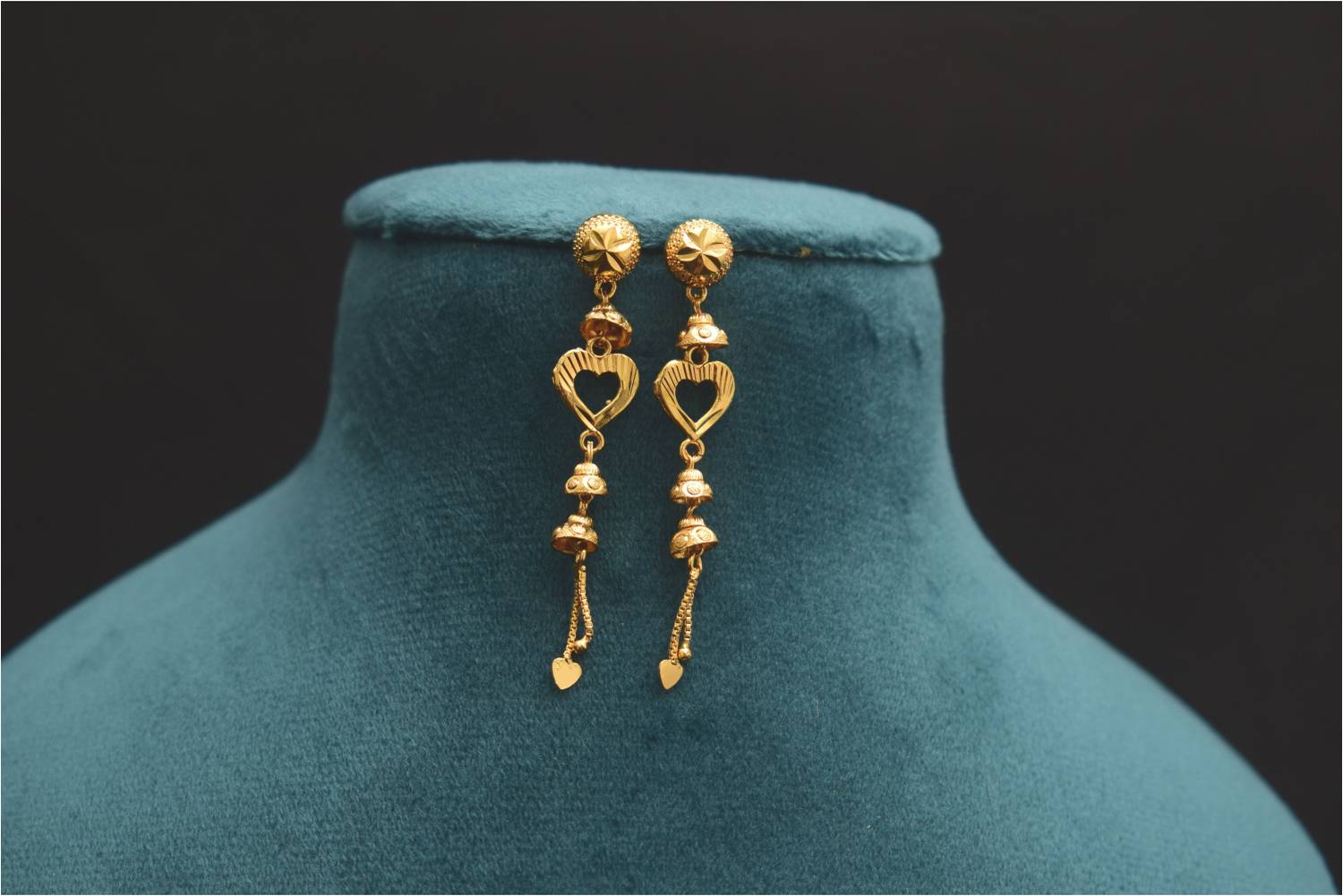 AnshEnterprises Sui Dhaga Earring for Women and Girls Crystal Brass Huggie Earring