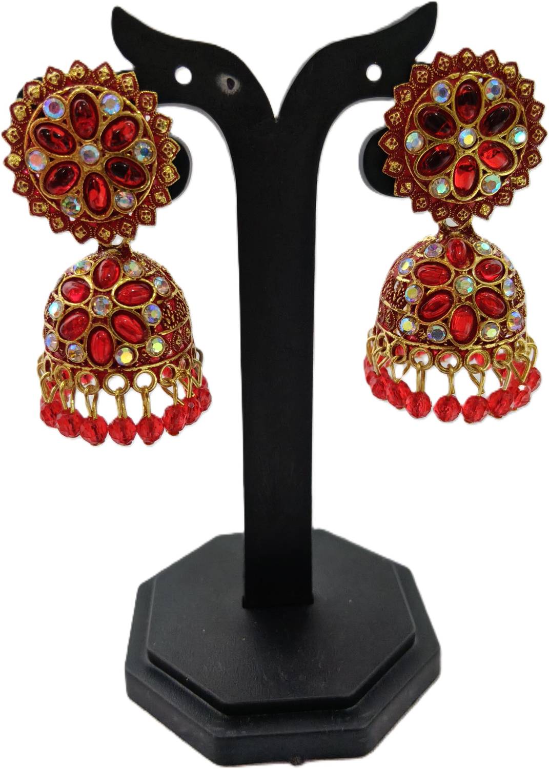 Bold Looks Jhumka Earing Cubic Zirconia, Diamond Alloy Jhumki Earring
