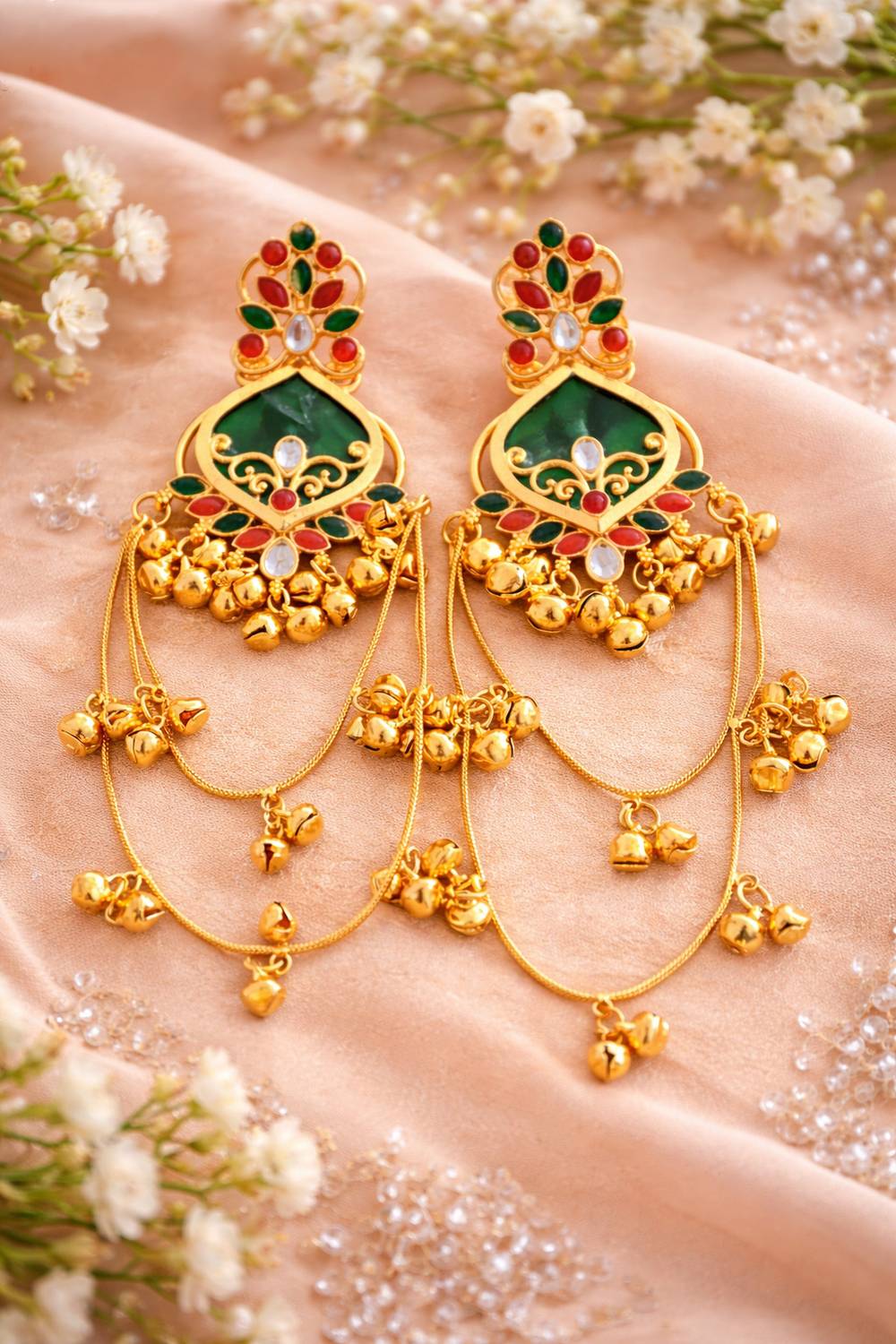 Aarti international Stylish & Trendy Alloy Jhumki Earring
