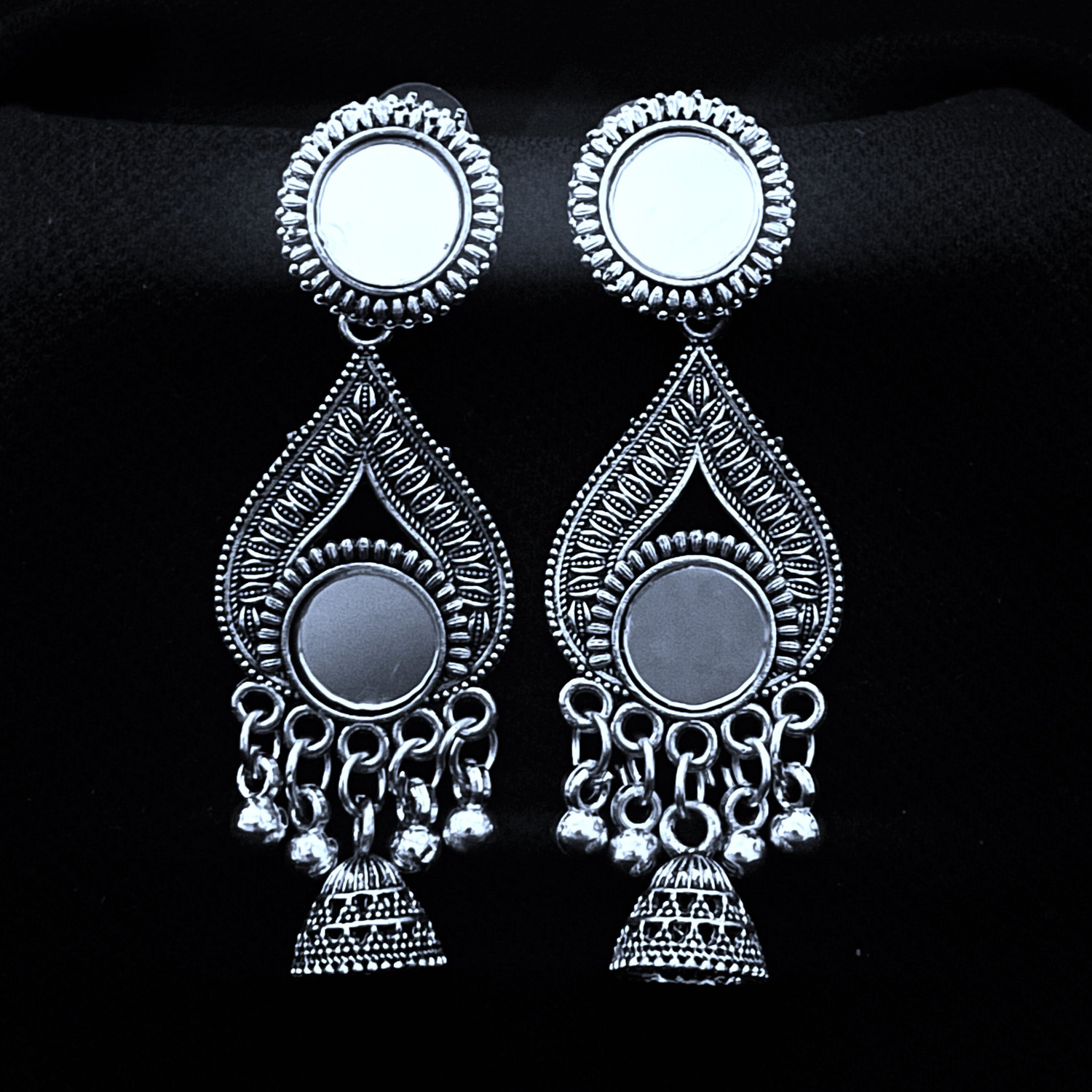 Image of ANNORA INTERNATIONAL EARINGS COMBO PACK OF 6 Alloy Jhumki Earring