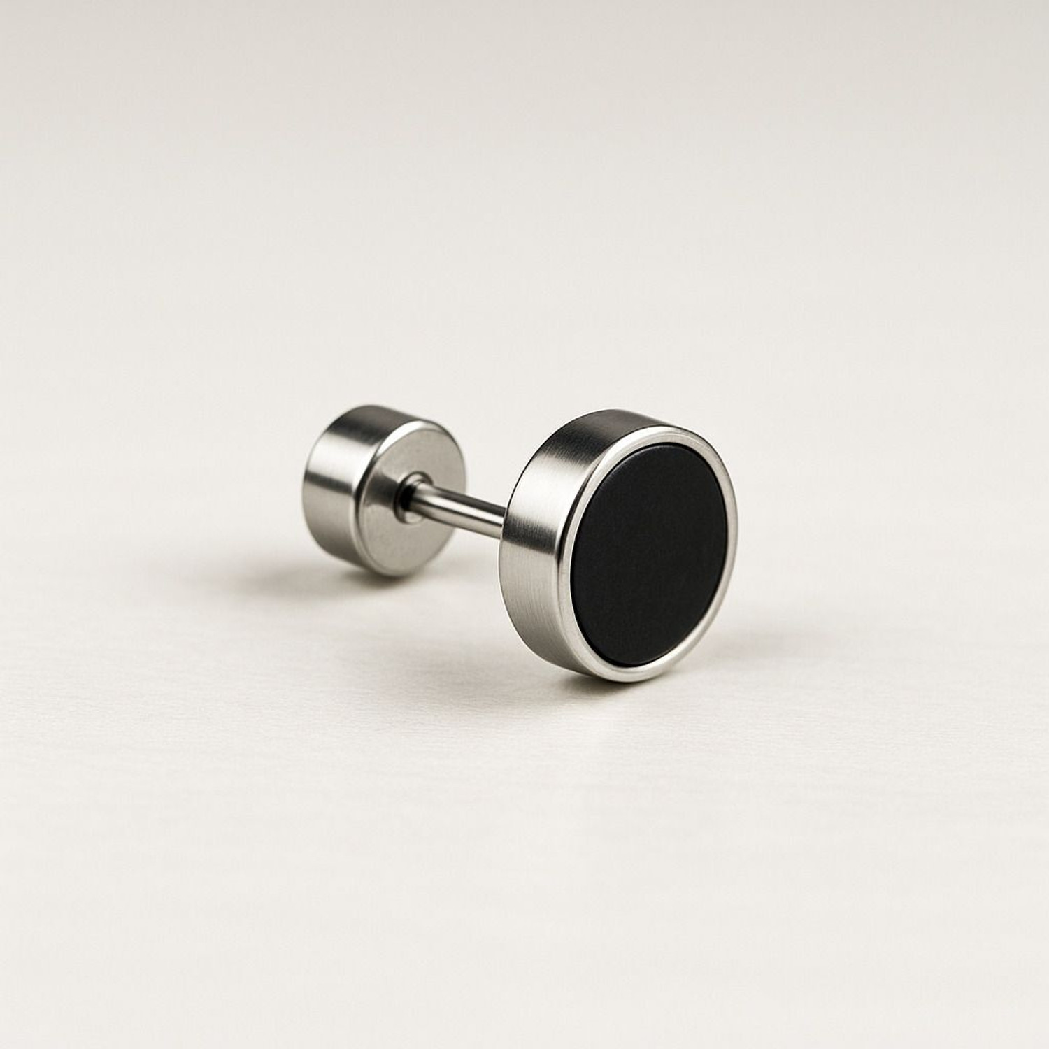 Image of OM GRAVZ Black Mini Stainless Steel Stud Stainless Steel Stud Earring