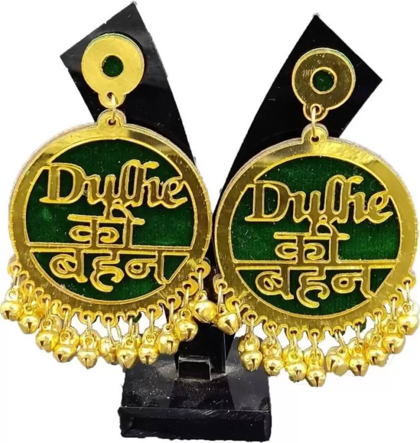 ACCESSORIZEME HALDI DULHE KI BEHN 101 Stone Earring Set