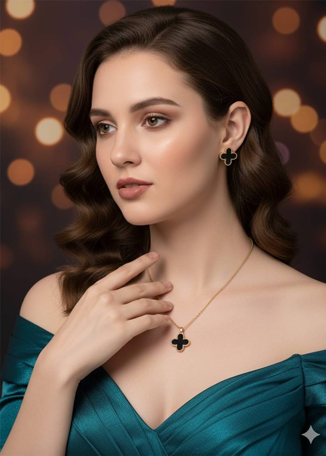 Flipkart.com - Buy kiyu ziyu Pendent set1 Metal Earring Set Online