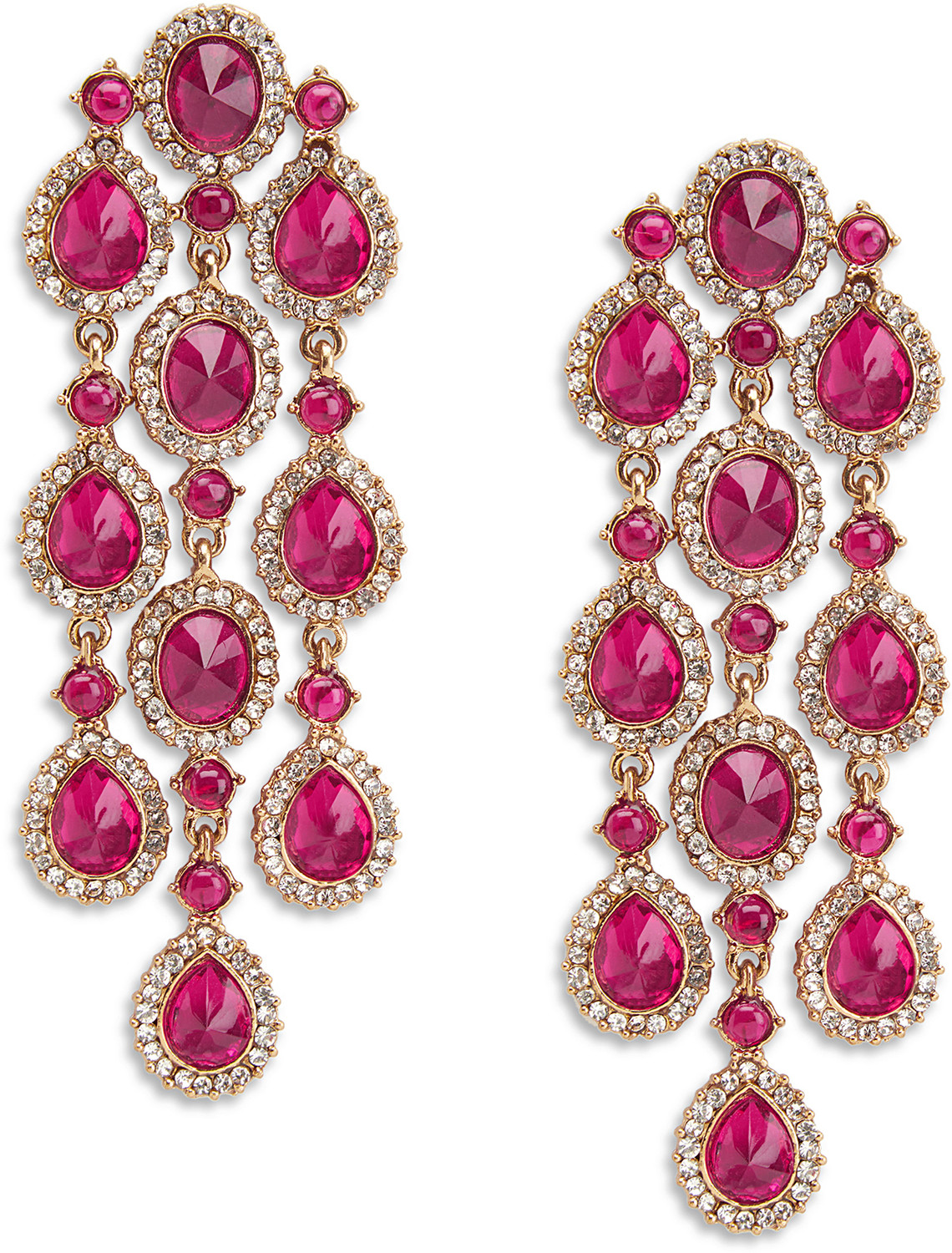 Image of VATSALYA creation D2027Rani Alloy Drops & Danglers