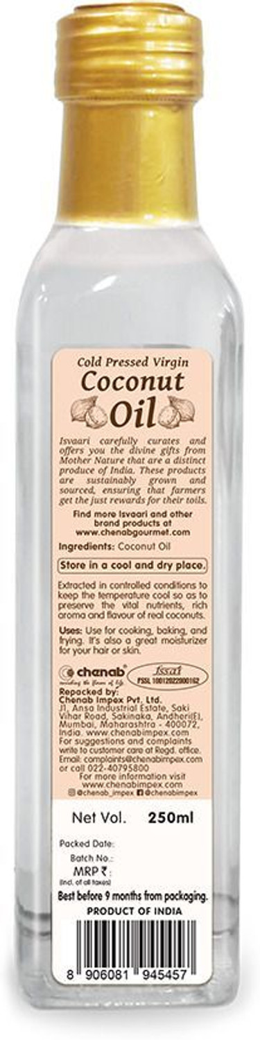 Image of Isvaari Extra Virgin Coconut Oil