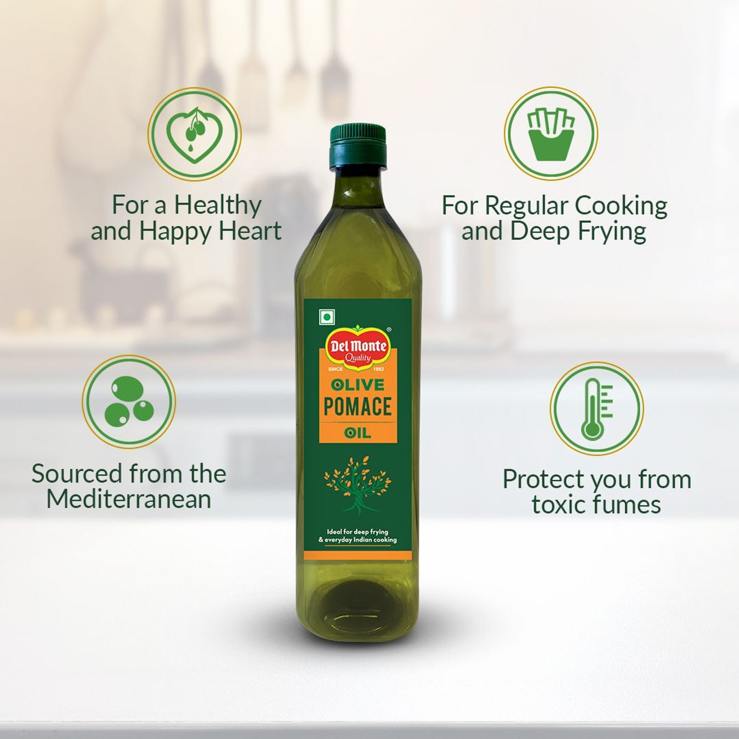 Image of Del Monte Pomace Olive Oil (1 L)