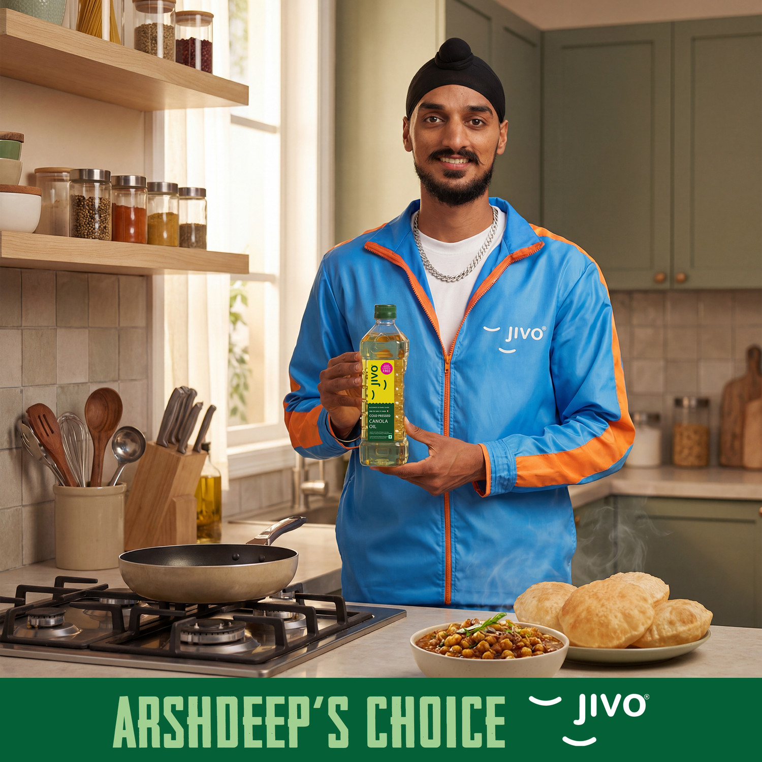Image of JIVO Canola 1+1L+Extra Virgin 1L (PACK OF 3L) Olive Oil