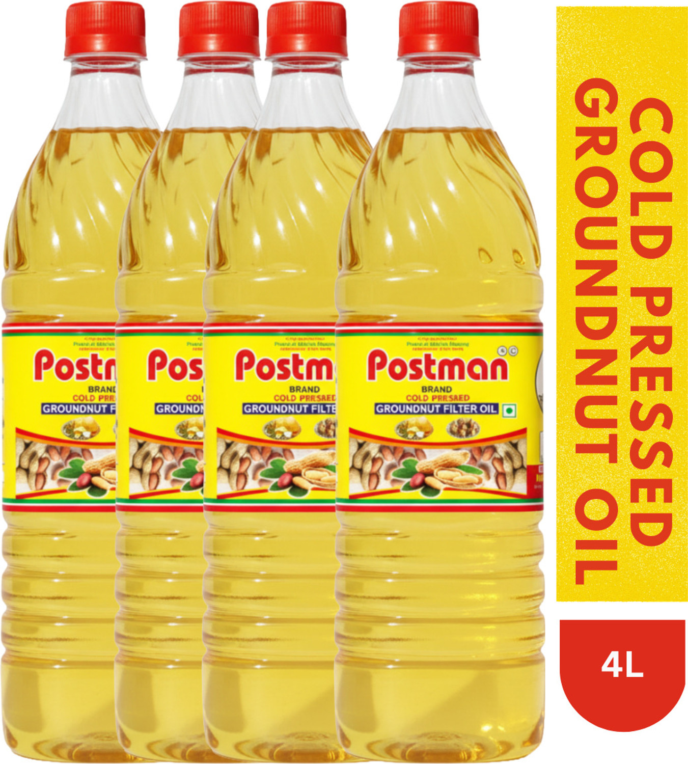 Image of Postman Cold Pressed Singdana Natural Groundnut Oil