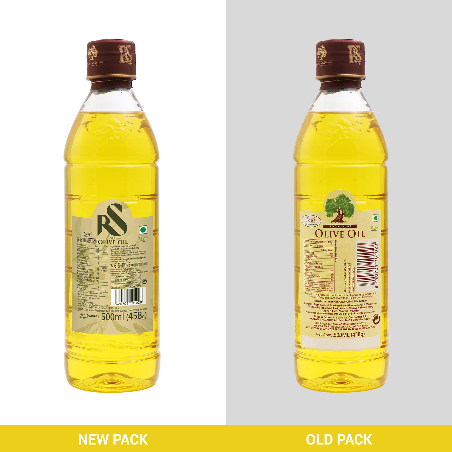 Image of Rafael Salgado Pure Olive Oil - 500ml Olive Oil