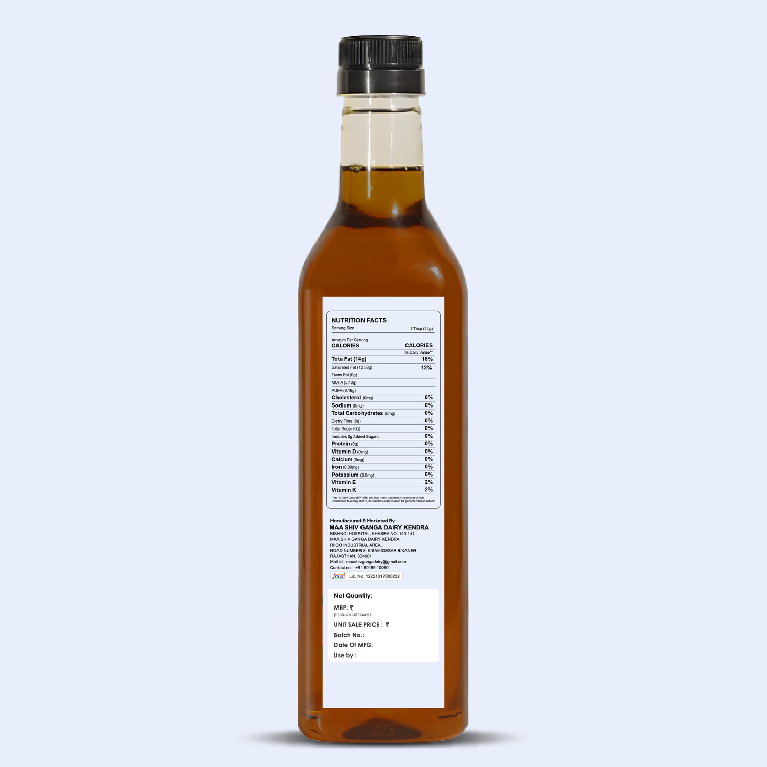 Image of Go Fresho Wood Pressed Black Sesame Oil | 100% Pure, Natural & Cold Pressed Sesame Oil (1 L)
