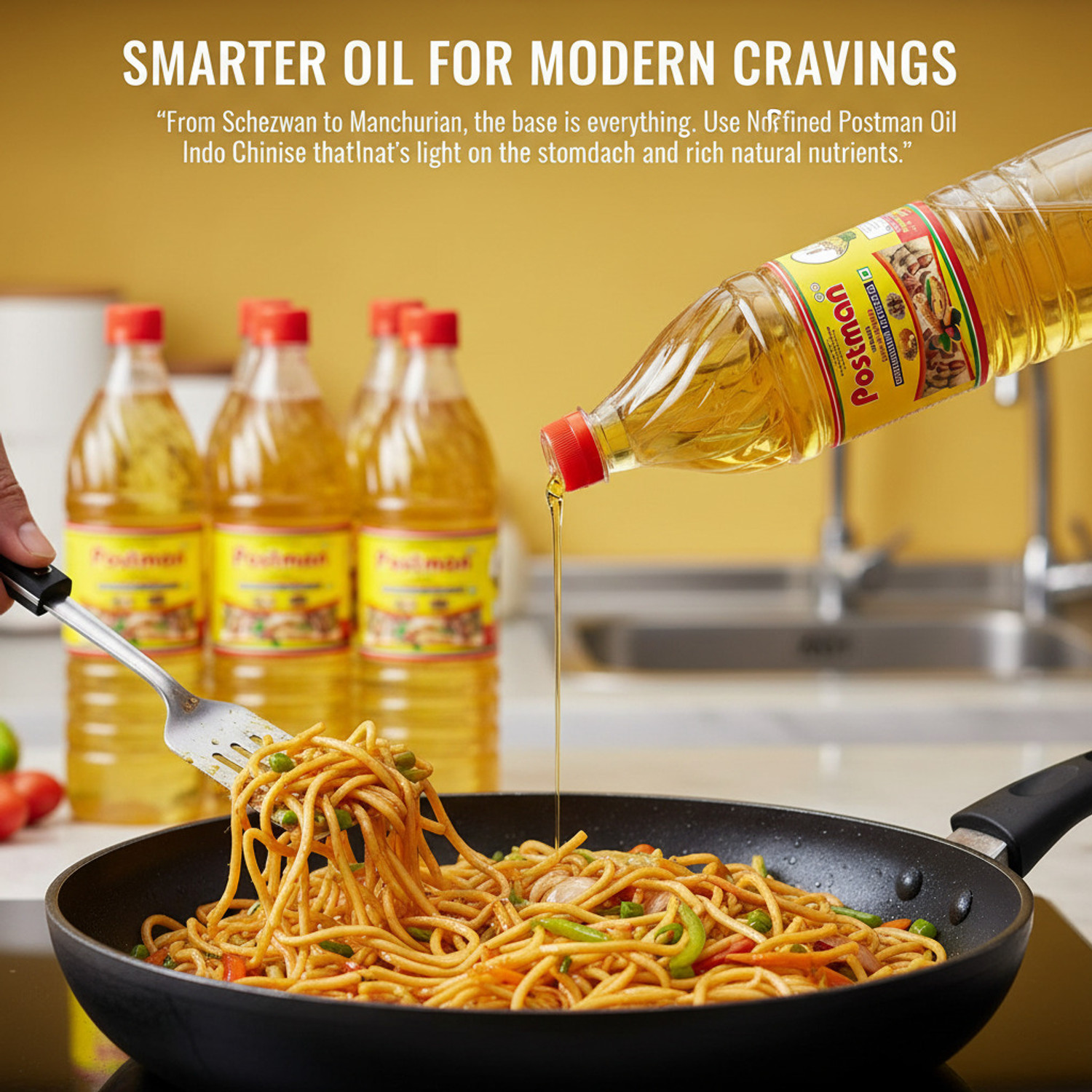 Image of Postman Cold Pressed Singdana Natural Groundnut Oil