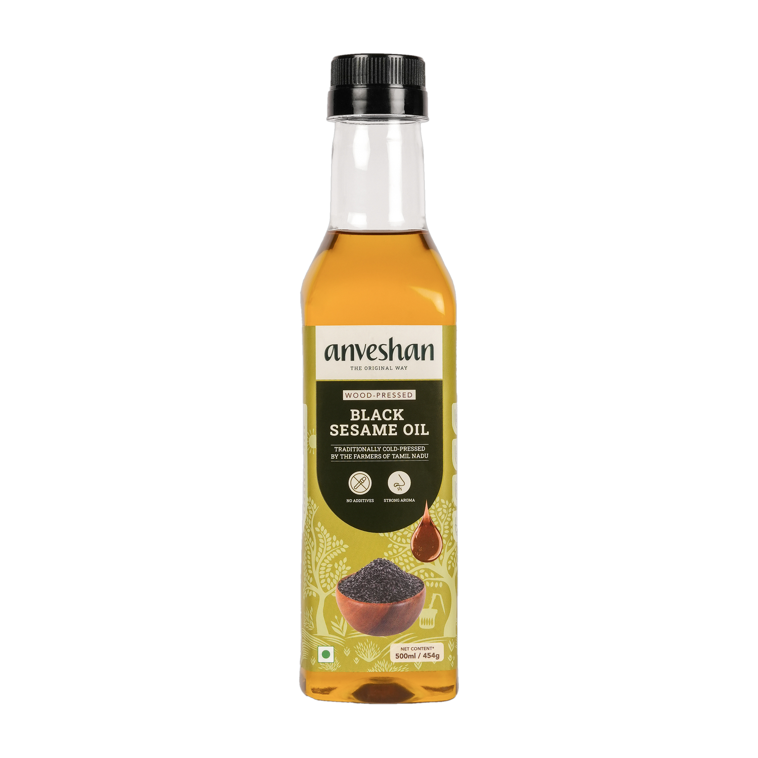 Anveshan Wood Cold Pressed Kolhu Gingelly Oil Sesame Oil