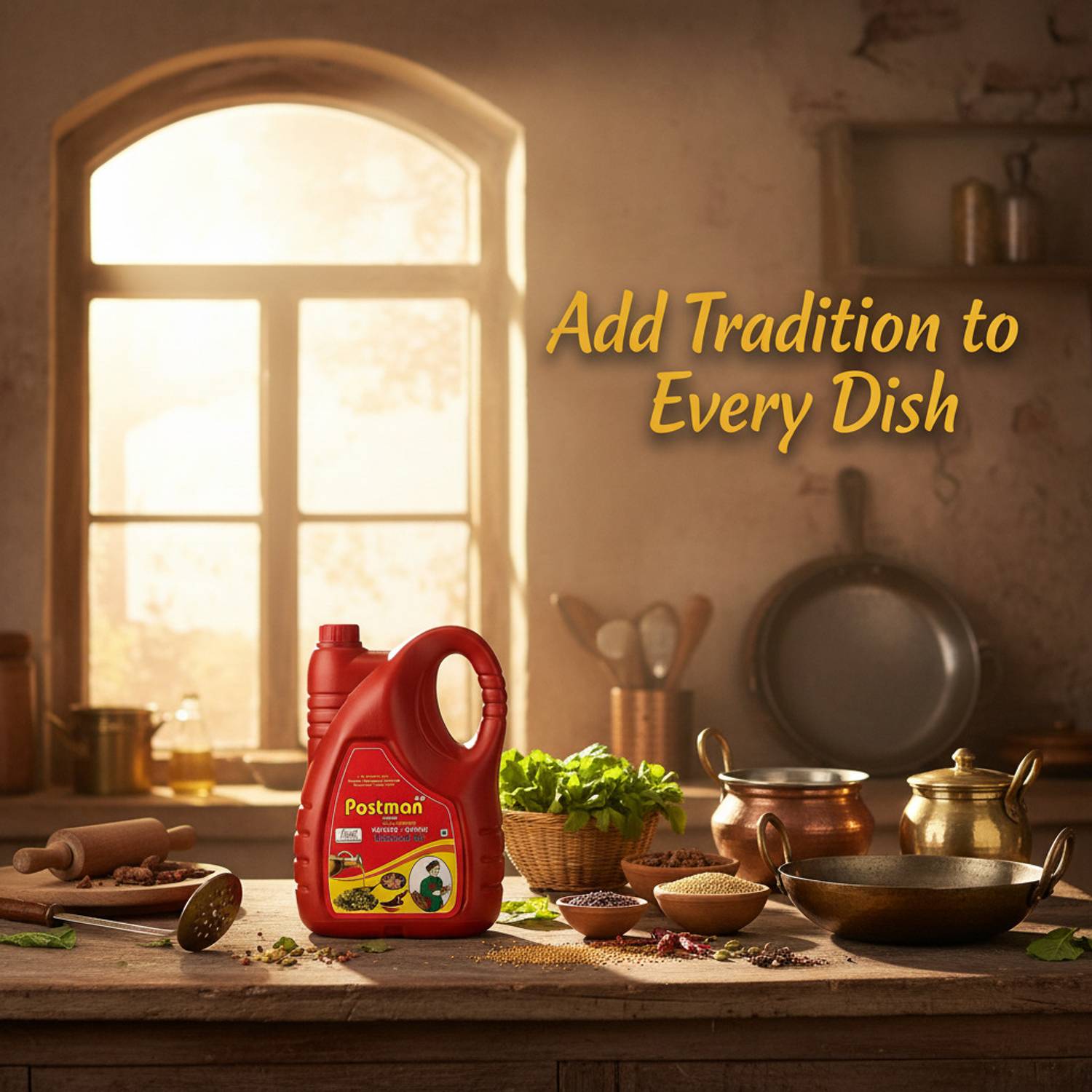 Postman Wood Pressed Mustard Oil 1L - Image 5