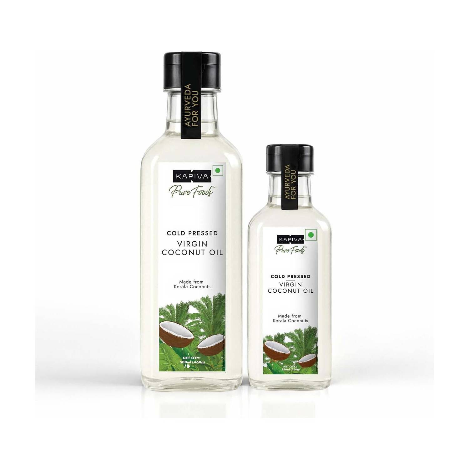 Kapiva Virgin Cold-Pressed |Unrefined, Organic & Edible Coconut Oil