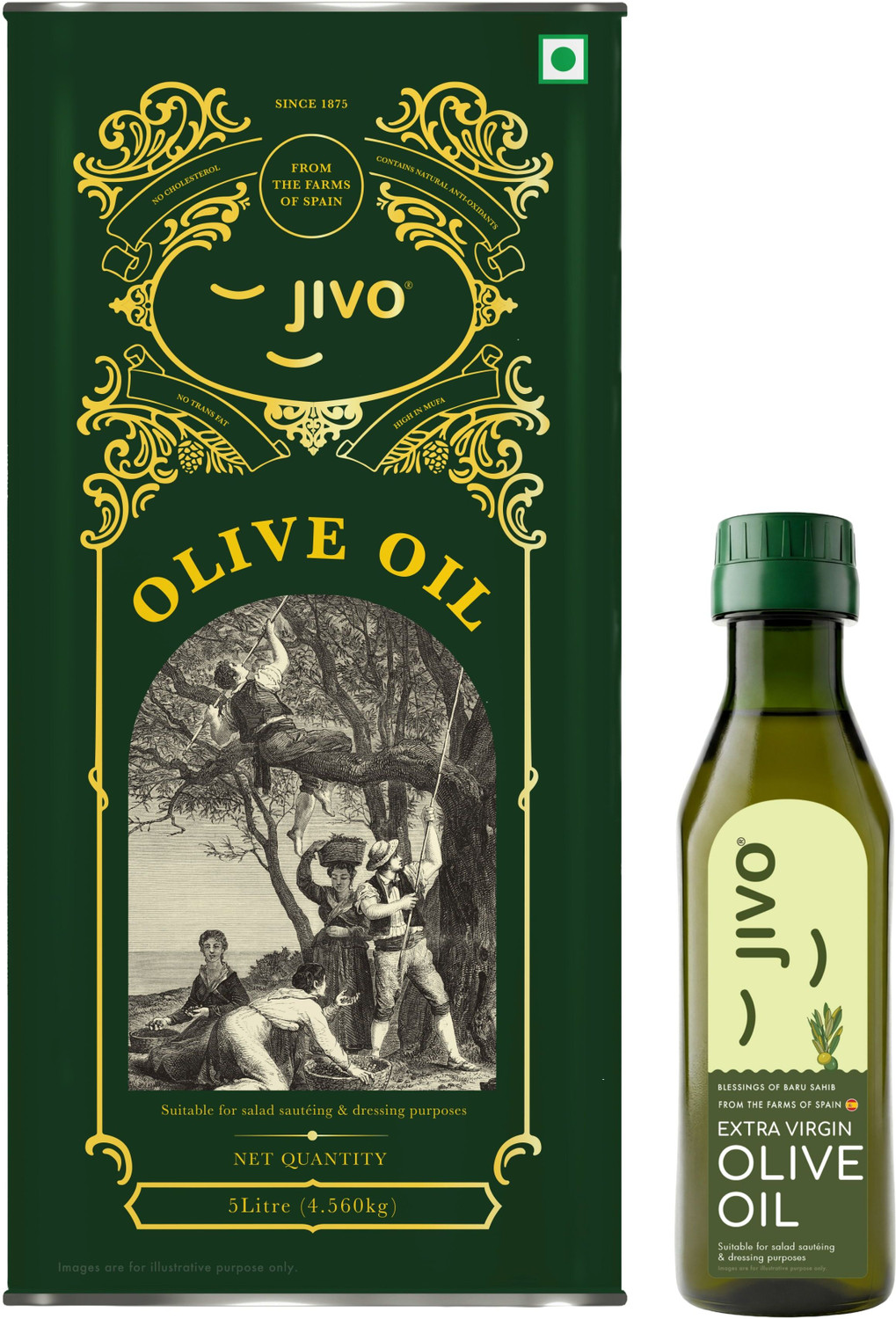 Image of JIVO Extra Virgin Olive Oil | Imported from Spain Olive Oil
