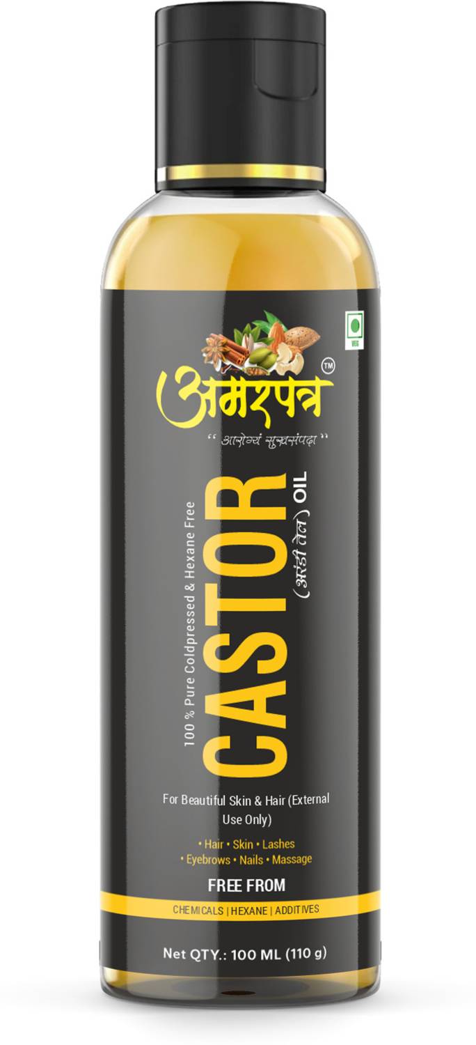 AMARPATRA Premium Cold Pressed Castor Oil For Hair and Skin Hair Oil Castor Oil