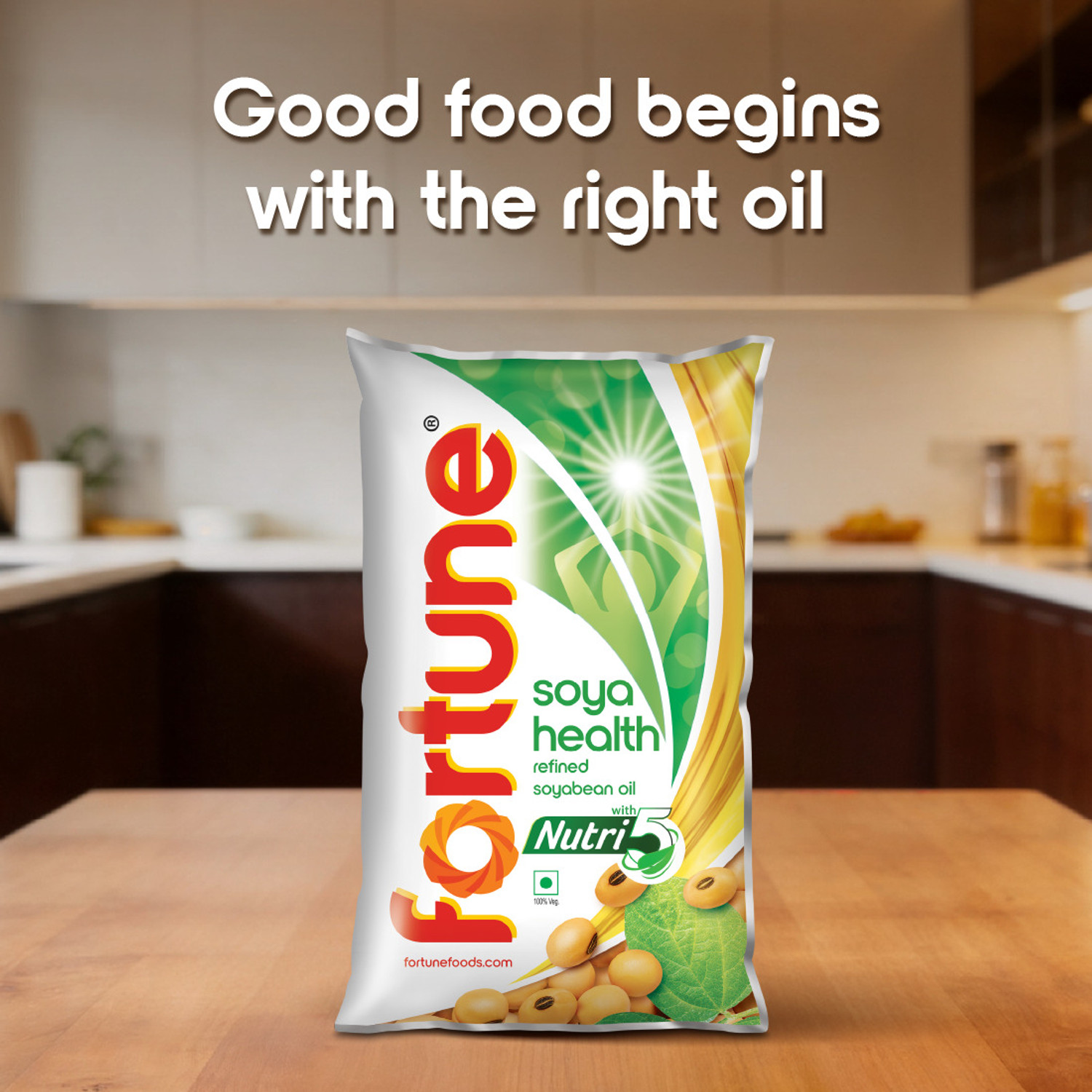 Image of FORTUNE Soya Health Refined Soyabean Oil