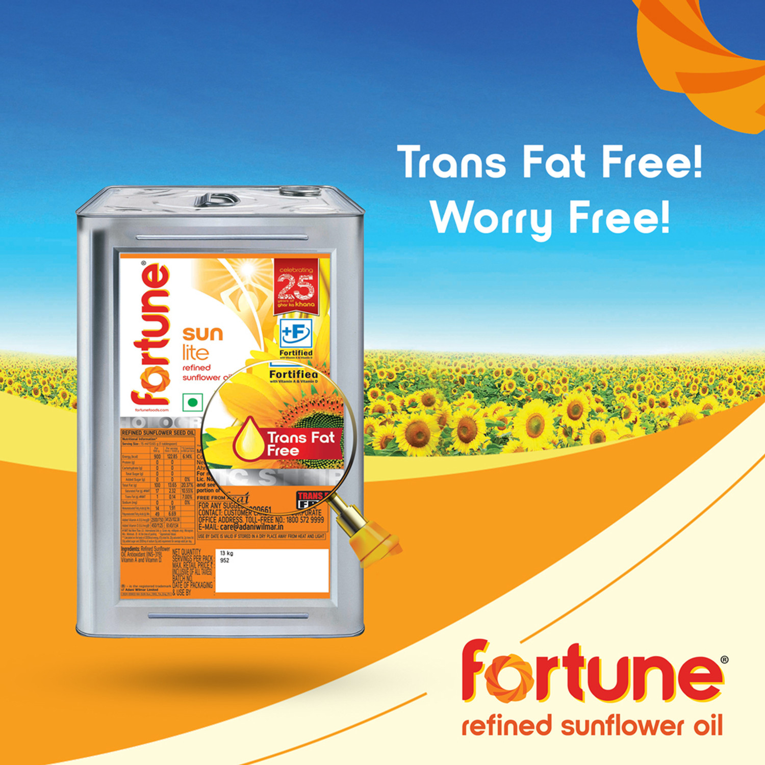 Image of FORTUNE Refined Sunflower Oil