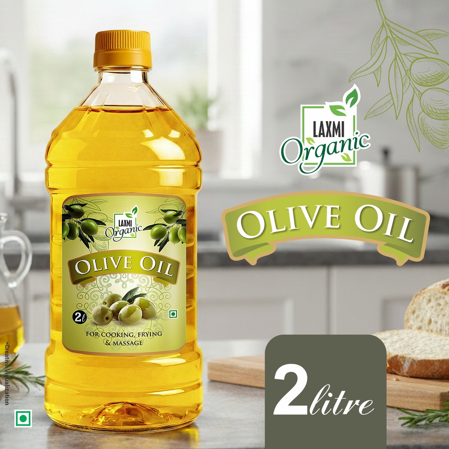 Image of LAXMI ORGANIC Olive oil Jaitun tail extra light virgin original tel body massage jatun cooking Olive Oil