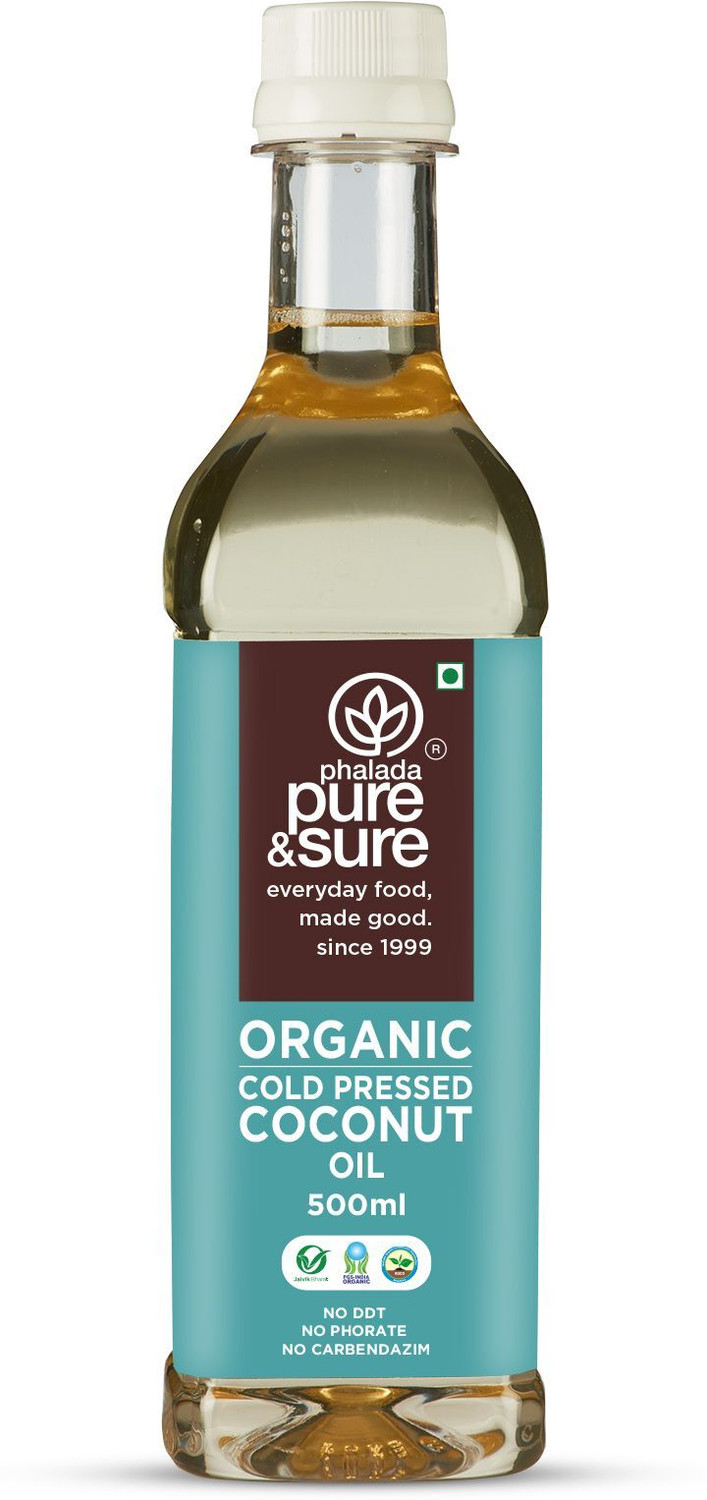 Image of Pure & Sure Organic Cold Pressed Coconut Oil (500 ml)