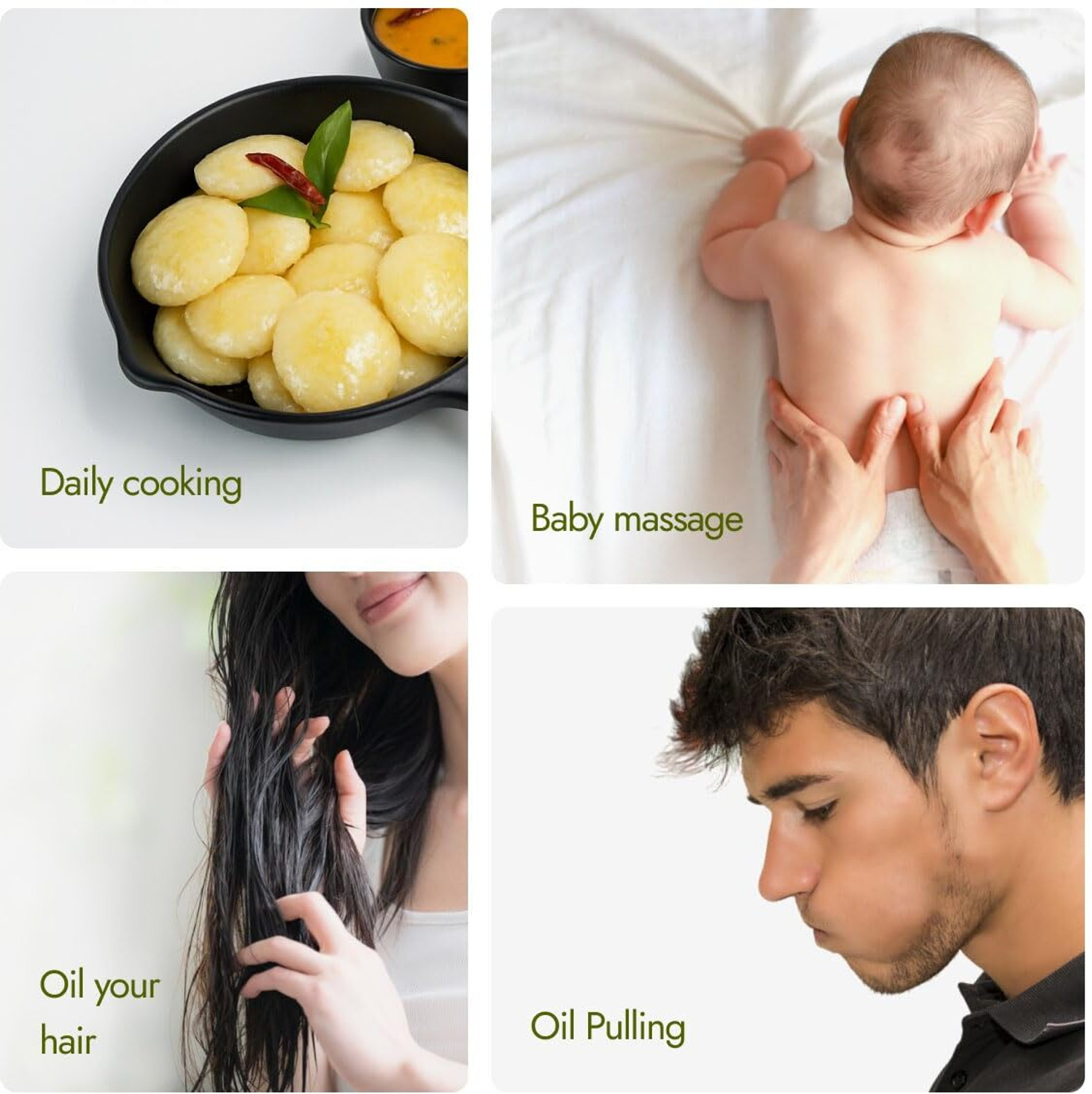 Image of Kapiva Virgin Cold-Pressed | 100% Pure, Unrefined, Organic & Edible Coconut Oil