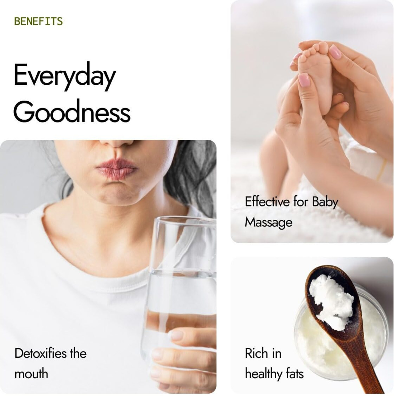 Image of Kapiva Virgin Cold-Pressed | 100% Pure, Unrefined, Organic & Edible Coconut Oil